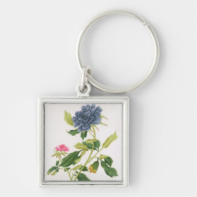 Peony Key Ring (Front)