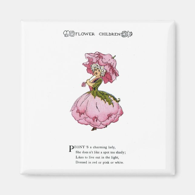 Peony Magnet (Front)