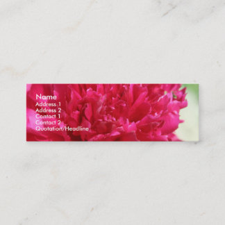 Peony Mini Business Card