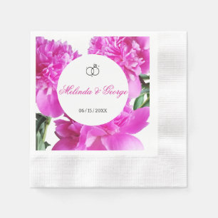 Peony. Napkin