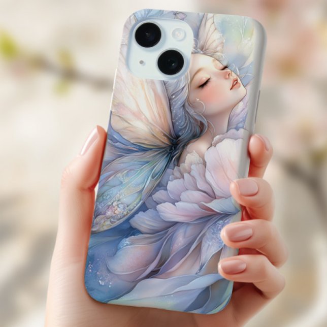 Peony Of The Dawn Case-Mate iPhone Case (the Iphone 13 with the image of Peony of the Dawn shown in the hand of a young woman)