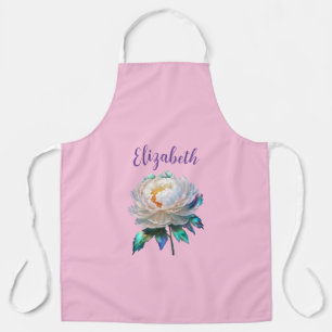 Peony Peace Apron