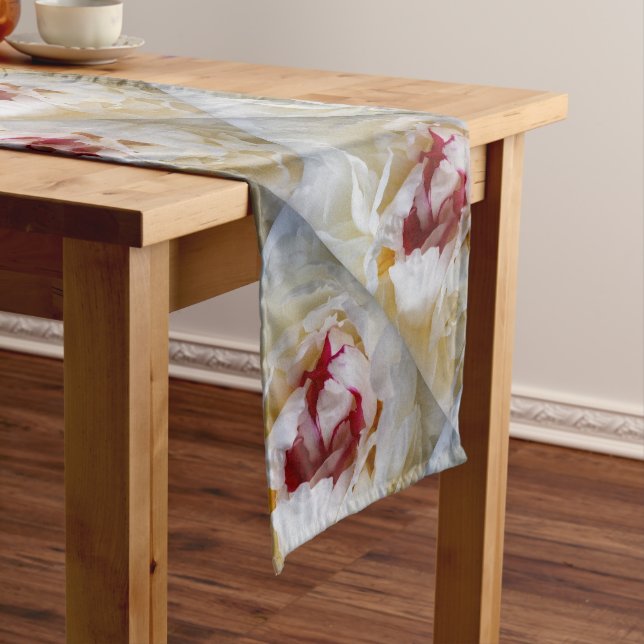 Peony petals medium table runner (In Situ)