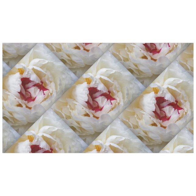 Peony petals tablecloth (Front (Horizontal))