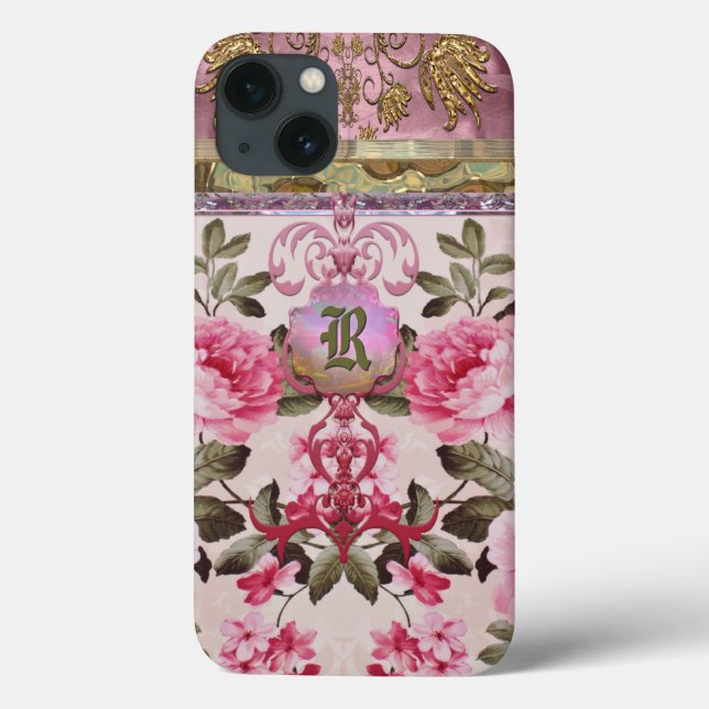 Peony Place Monogram 6/6 XTreme Case-Mate iPhone Case (Back)