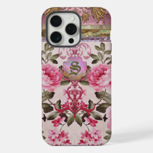 Peony Place Monogram iPhone 15 Pro Max Case
