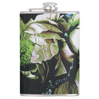"Peony Ride" Vinyl Wrapped Flask