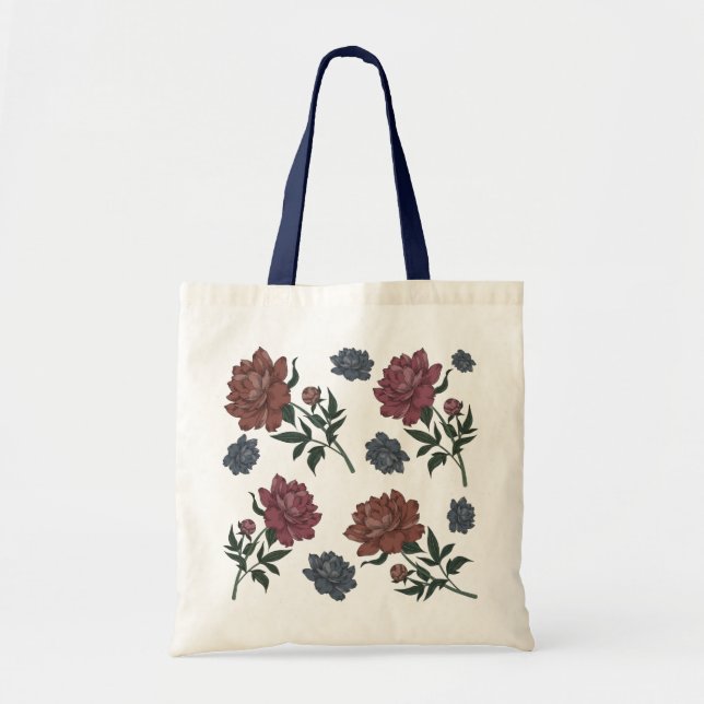 Peony tote bag (Front)