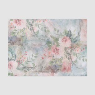 Peony Watercolor Fancy Tissue Paper