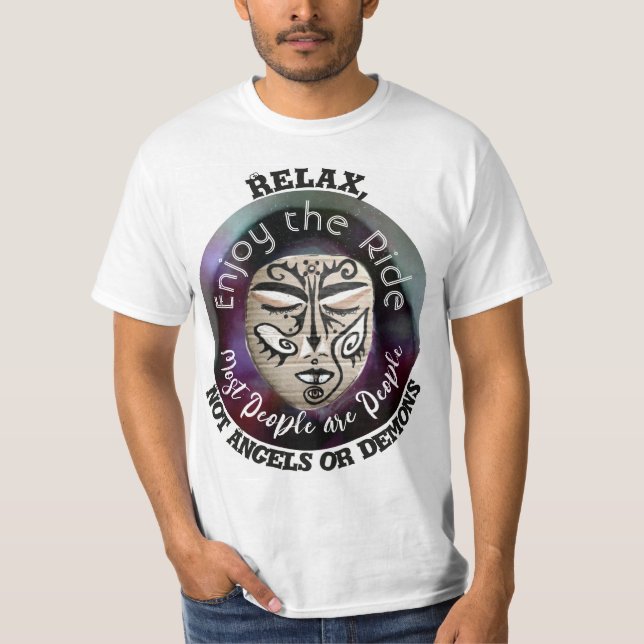 People are just People Weird Mask T-Shirt (Front)