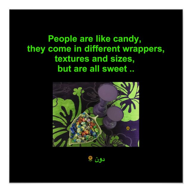 PEOPLE ARE LIKE CANDY POSTER (Front)