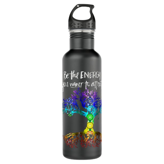 People Call Me Chakra Tree Of Life The Energy You  710 Ml Water Bottle (Front)