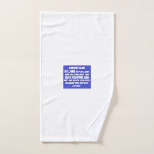 People choice life style poems bath towel set