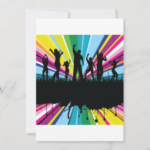 People Dancing Invitations