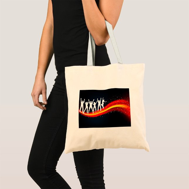 People Dancing Silhouettes Tote Bag (Creator Uploaded)