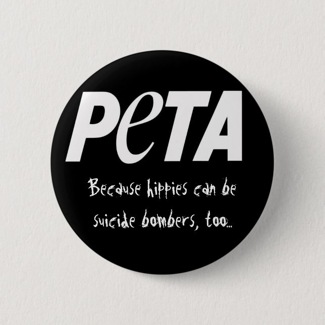 People Eating Tasty Animals 6 Cm Round Badge (Front)