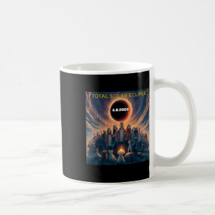 People Eclipse Gles Total Solar Eclipse 2024 Coffee Mug