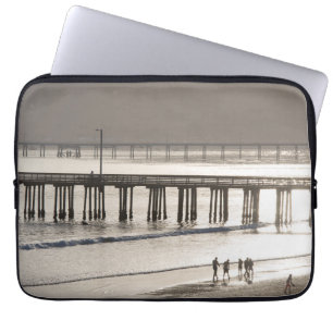 People Enoying Avila Beach Laptop Sleeve