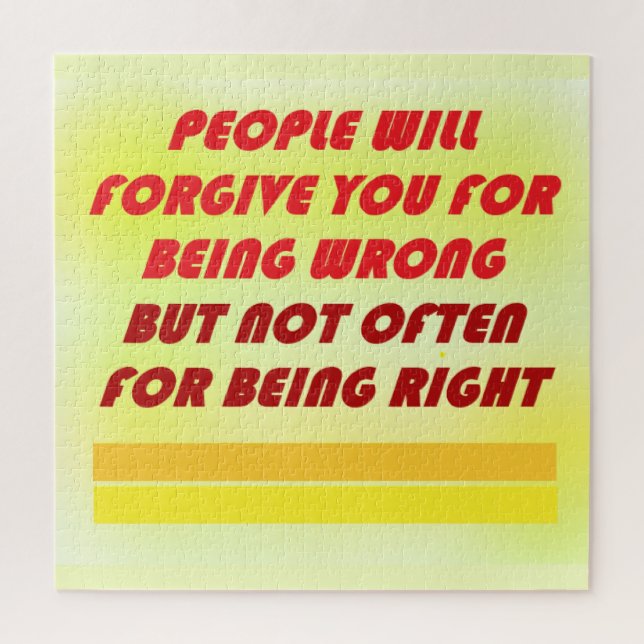 People forgive sorry concern poem words logo jigsaw puzzle (Vertical)