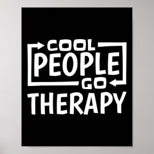 People Go Therapy Mental Health Suicide Awareness  Poster