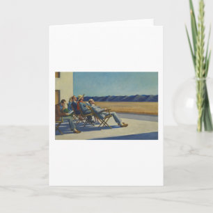 People In The Sun - Edward Hopper Card