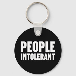 People Intolerant Key Ring