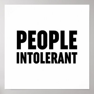 People Intolerant Poster