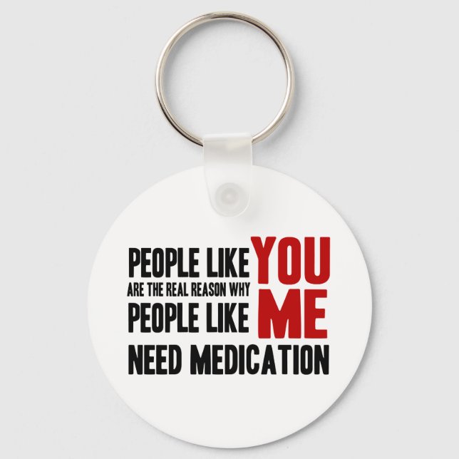 People Like YOU Key Ring (Front)