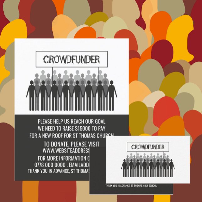 People Logo, Crowdfunder, Crowdfunding Flyer (Creator Uploaded)