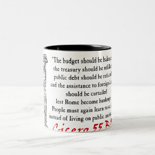 People Must Work - Cicero Two-Tone Coffee Mug