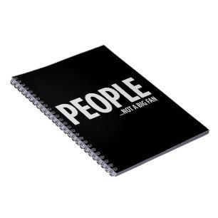 People Not A Fan About Me Sarcastic Funny Notebook