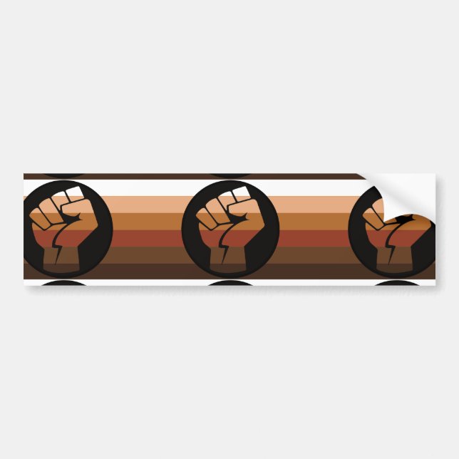 People of Colour (POC) Pride Bumper Sticker (Front)