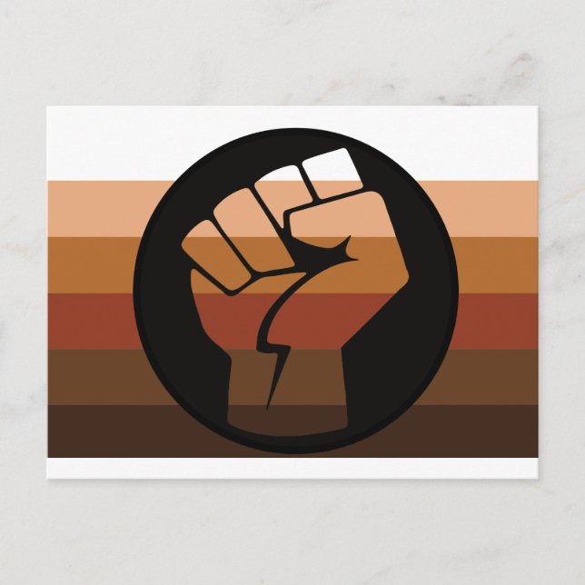 People of Colour (POC) Pride Postcard (Front)