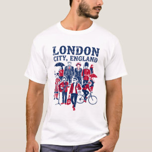 People Of London City England United Kingdom T-Shirt