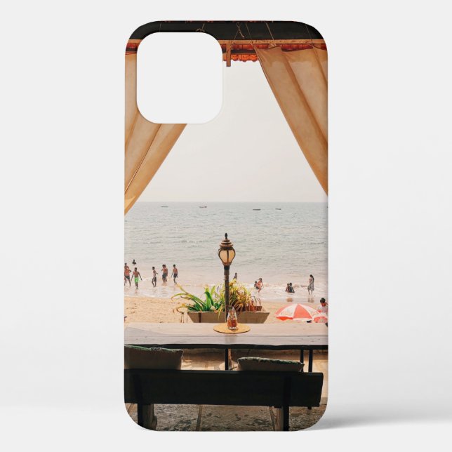 PEOPLE ON SEASHORE Case-Mate iPhone CASE (Back)
