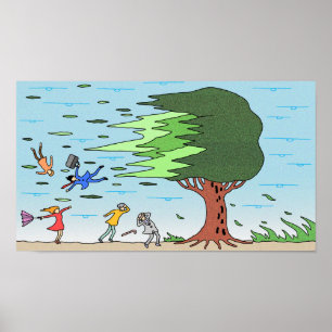 People on the day a storm struck. poster
