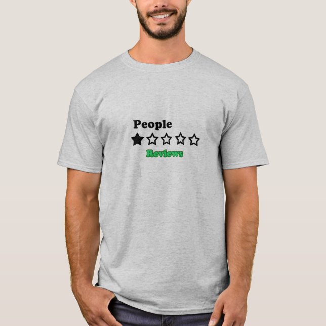 People One Star Rating T-Shirt (Front)
