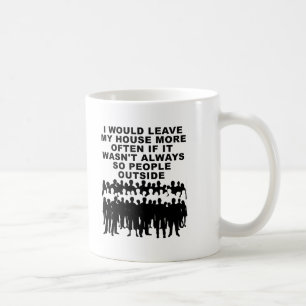People Outside Funny Mug