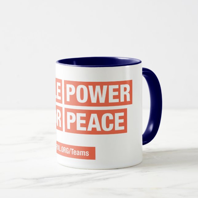 People Power for Peace Mug (Front Right)
