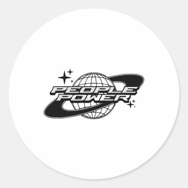 People Power. Sticker  (Front)