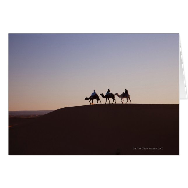 People riding camels, Morocco (Front Horizontal)