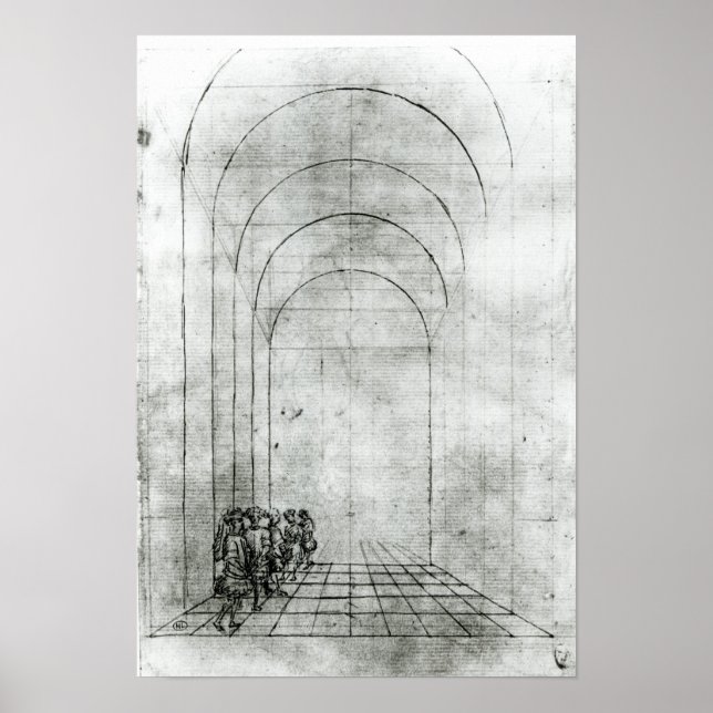 People under an Arch Poster (Front)