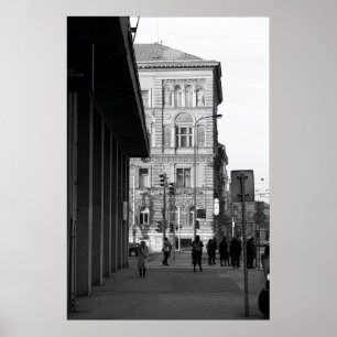 People Walking In The City Poster