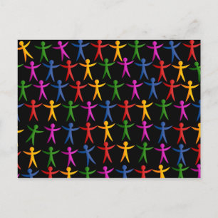 People Wallpaper Postcard
