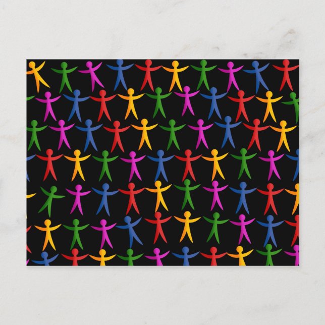 People Wallpaper Postcard (Front)