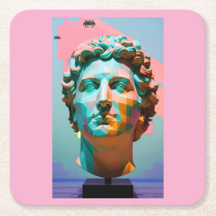 People Will Never Forget How You Made Them Feel Square Paper Coaster