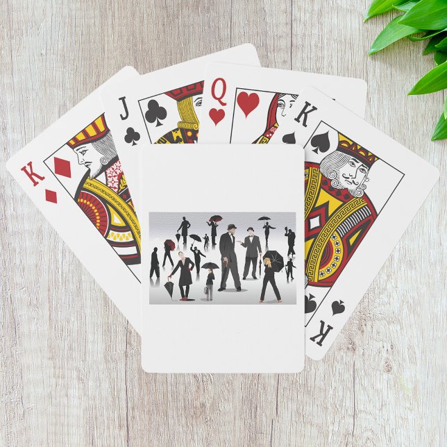 People With Umbrellas Playing Cards (Creator Uploaded)