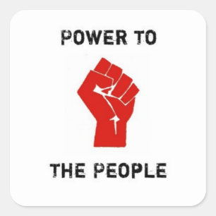 PeoplePower Square Sticker