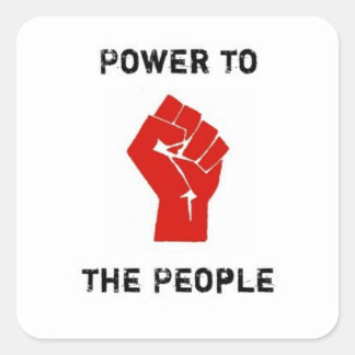PeoplePower Square Sticker