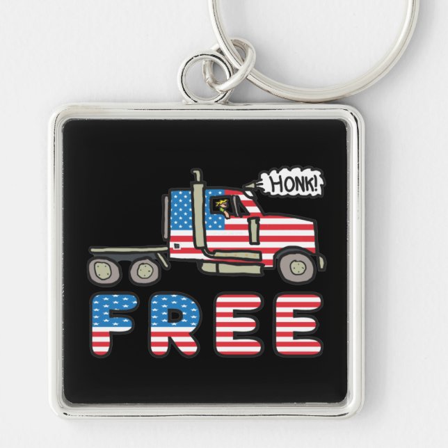 People's Freedom Convoy Key Ring (Front)
